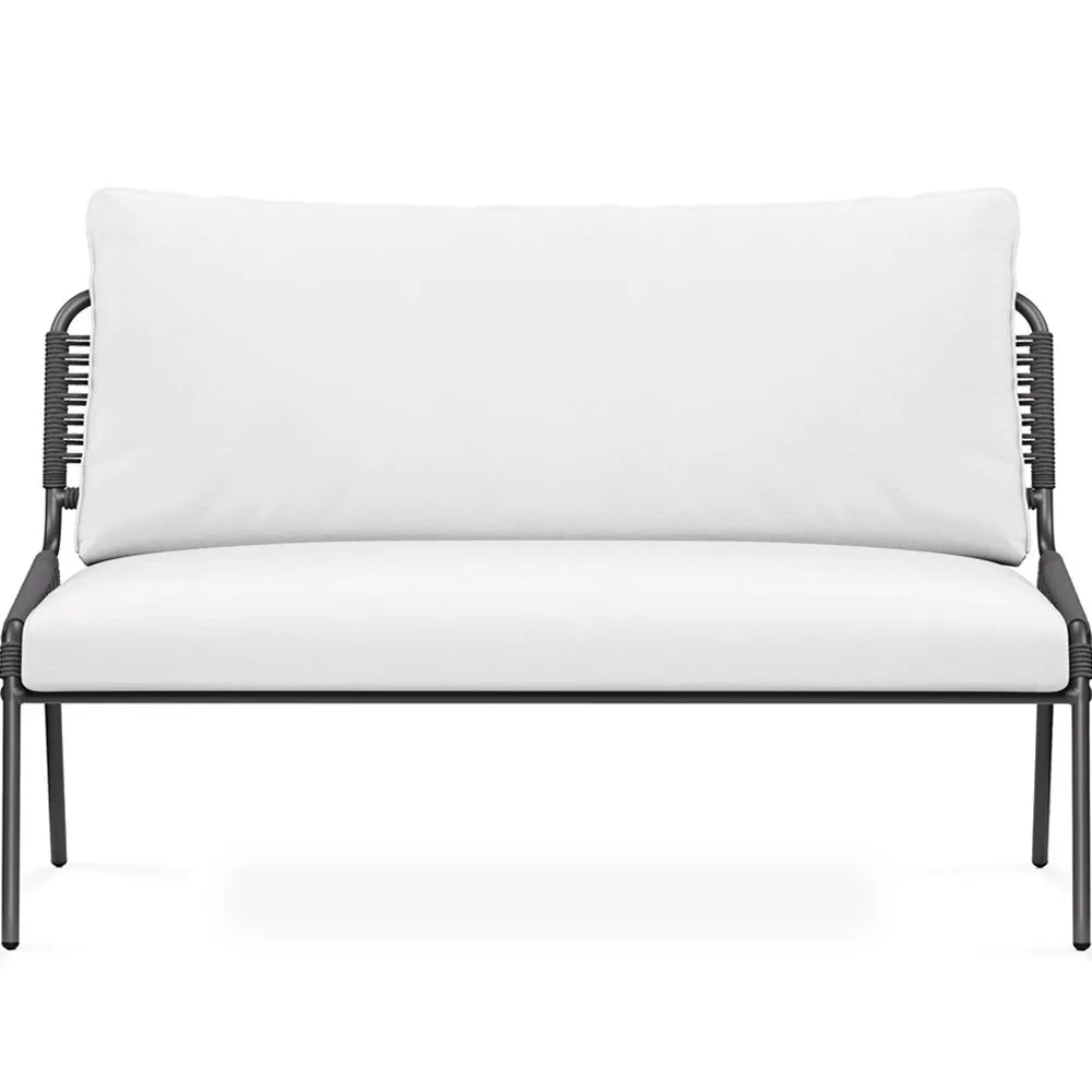 Sofá de Exterior 135cm - Alumínio e Rattan Sintético - Brawma image 8