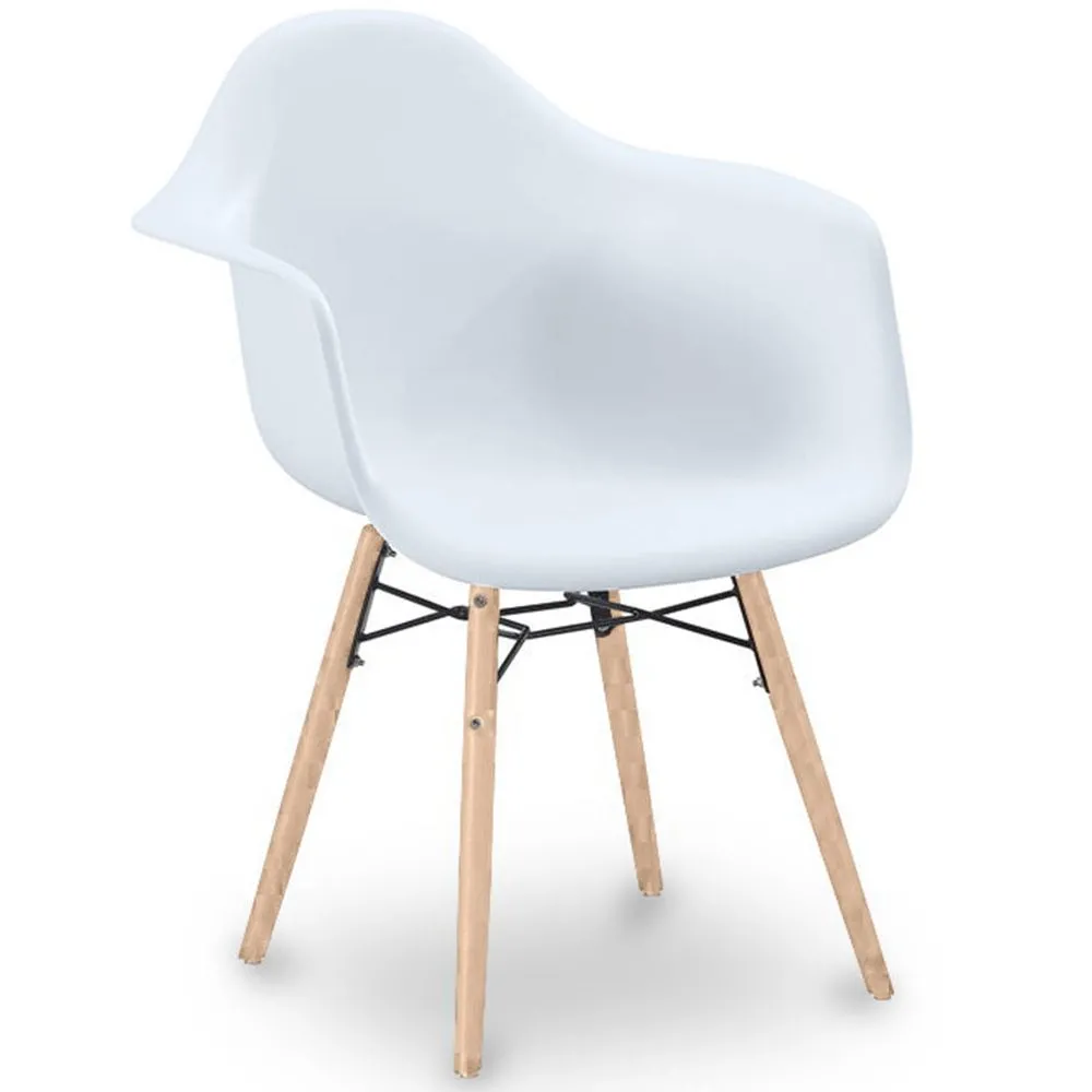Cadeira de Jantar Design Escandinavo - Pés de Madeira - Nordika image 8
