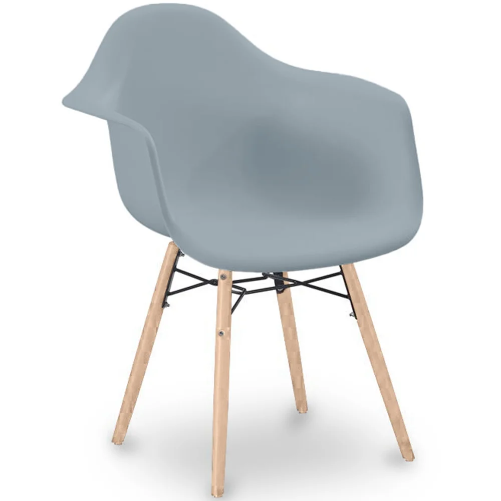 Cadeira de Jantar Design Escandinavo - Pés de Madeira - Nordika image 8