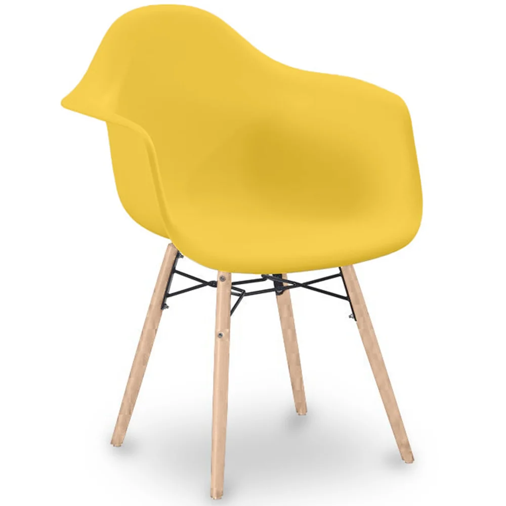 Cadeira de Jantar Design Escandinavo - Pés de Madeira - Nordika image 8