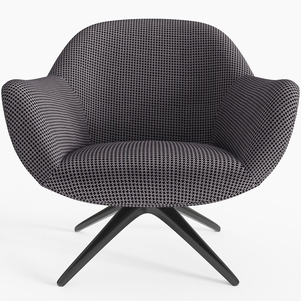 Cadeira Estofada Design Curvo Estilo Contemporâneo - Mirrel image 8