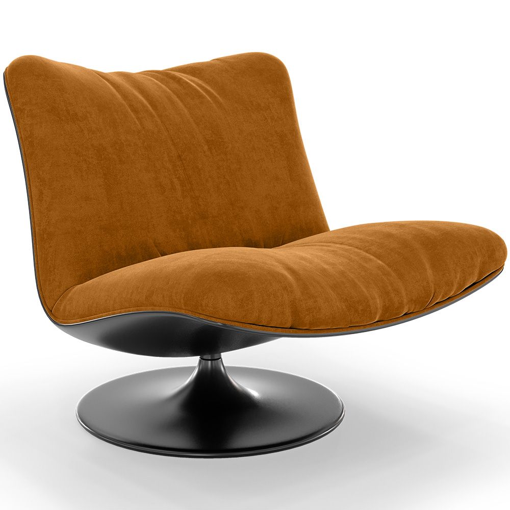 Cadeira Estofada Design Curvo Estilo Contemporâneo - Tulipe image 8