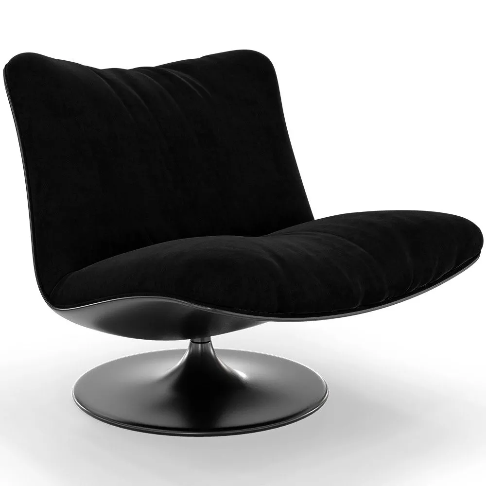 Cadeira Estofada Design Curvo Estilo Contemporâneo - Tulipe image 8