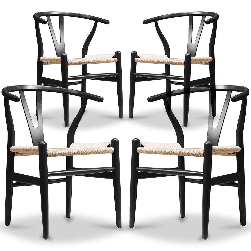 Pack de 4 Cadeiras de Jantar de Madeira - Estilo Escandinavo - Wish image 8