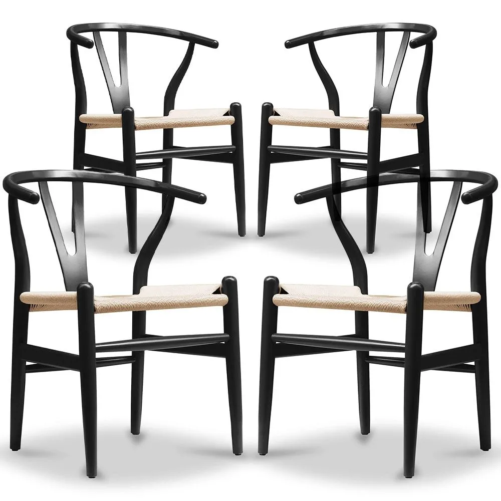 Pack de 4 Cadeiras de Jantar de Madeira - Estilo Escandinavo - Wish image 8