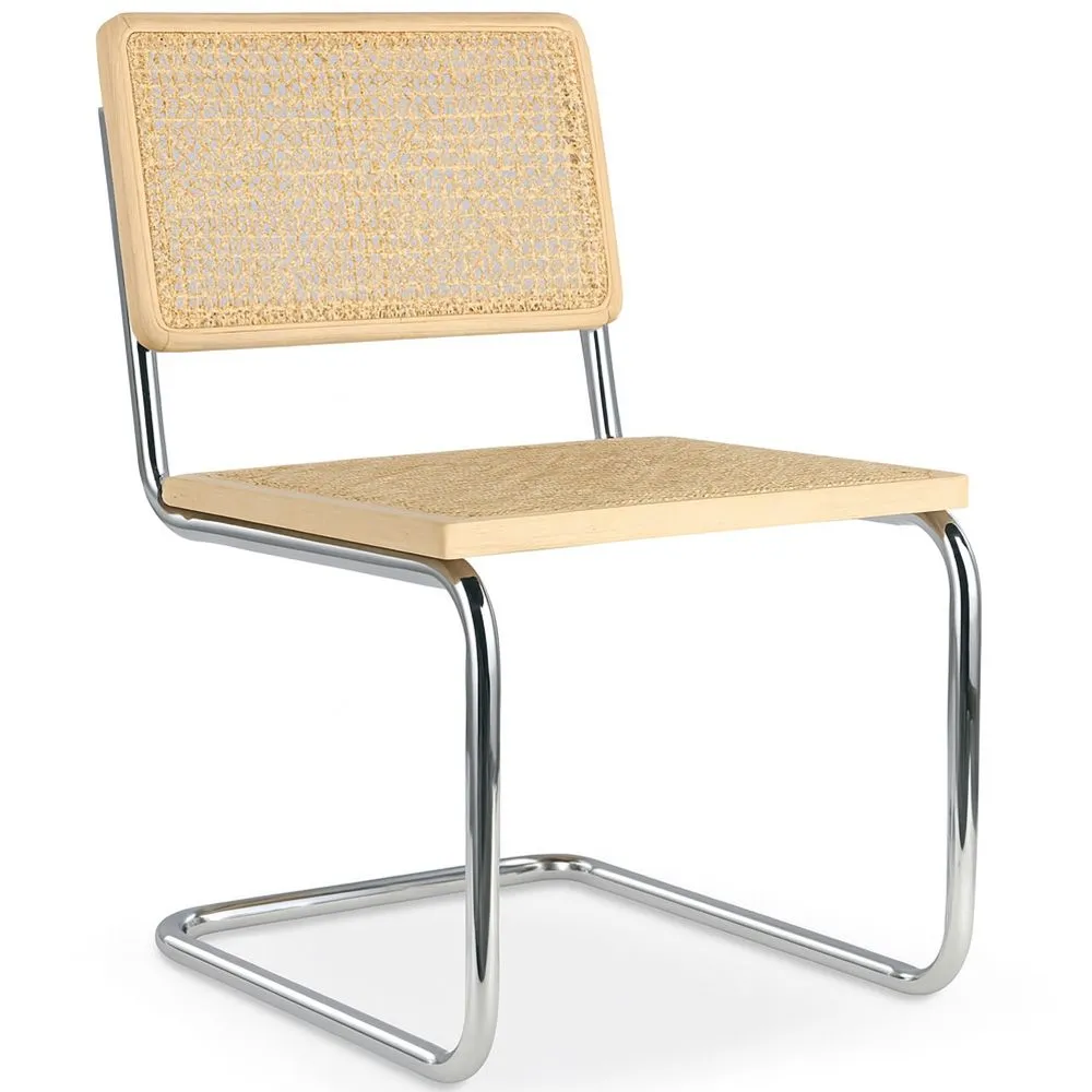 Cadeira de Jantar - Design Vintage - Madeira e Rattan - Nova Edição - Bruna image 8
