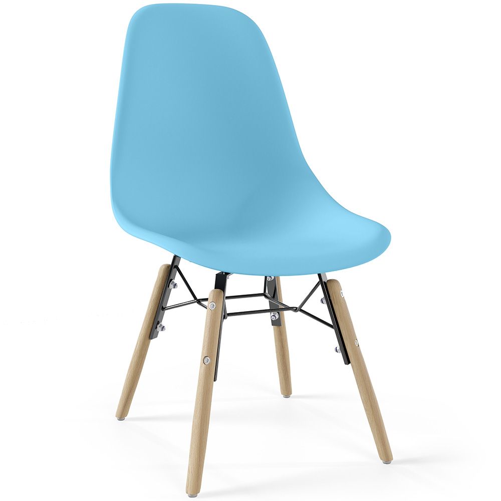 Cadeira Infantil - Design Escandinavo - Pernas de Madeira - Skögur image 8