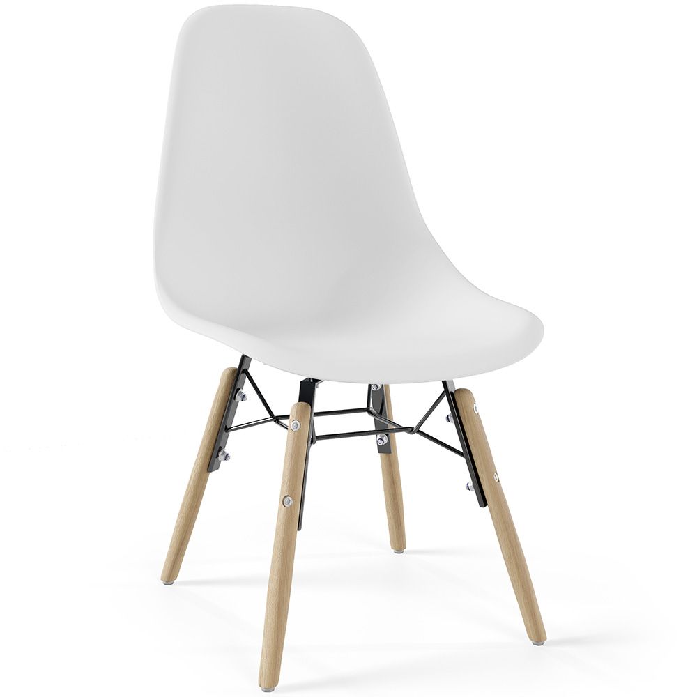 Cadeira Infantil - Design Escandinavo - Pernas de Madeira - Skögur image 8