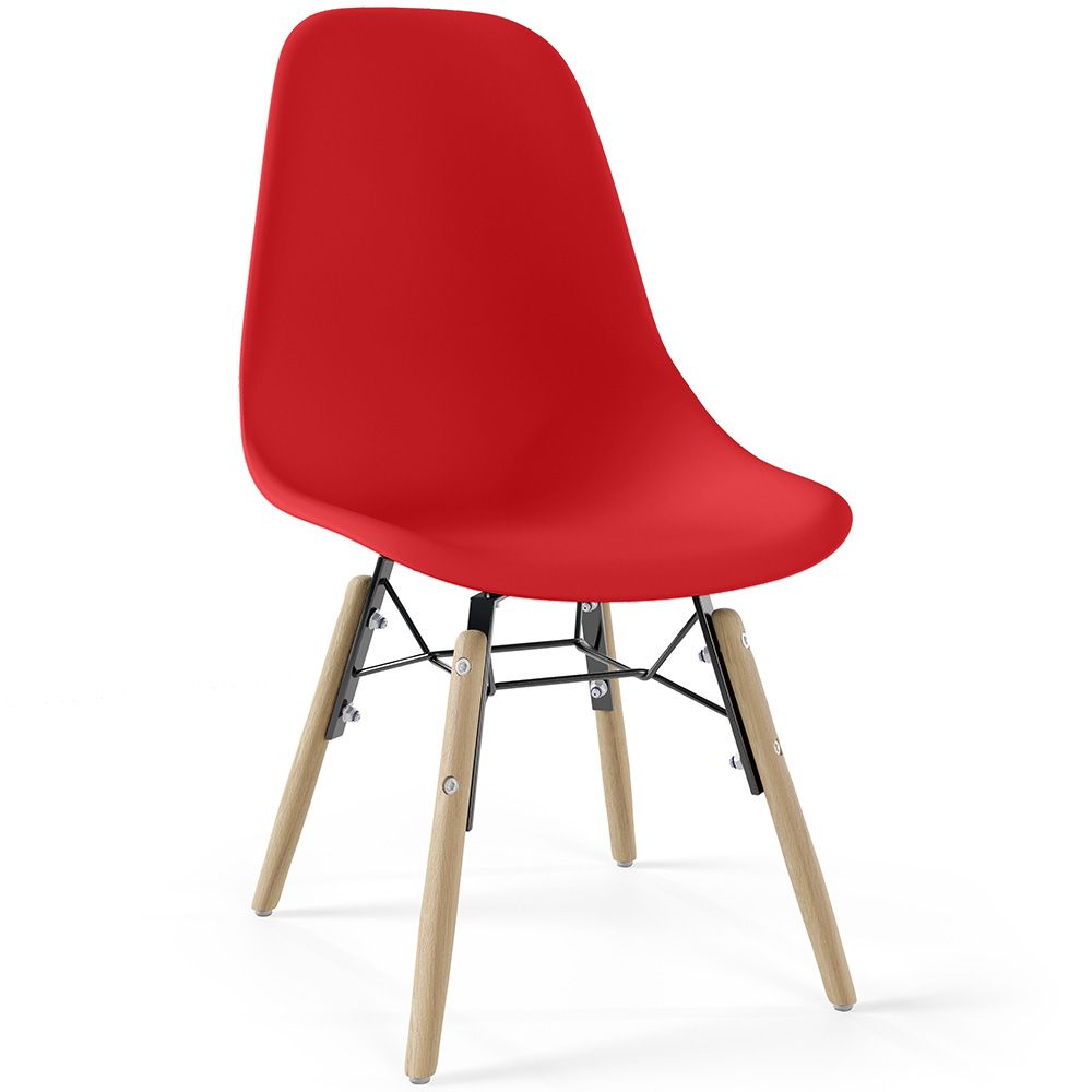 Cadeira Infantil - Design Escandinavo - Pernas de Madeira - Skögur image 8