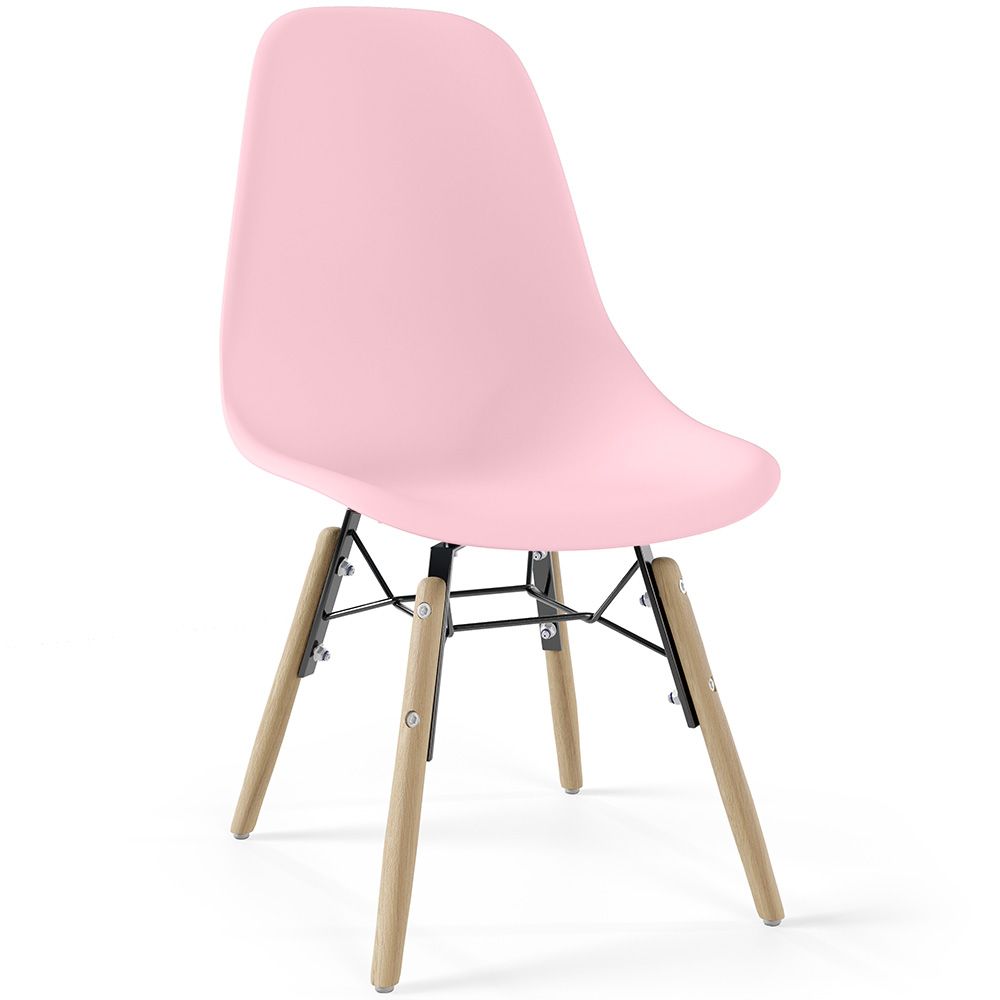 Cadeira Infantil - Design Escandinavo - Pernas de Madeira - Skögur image 8