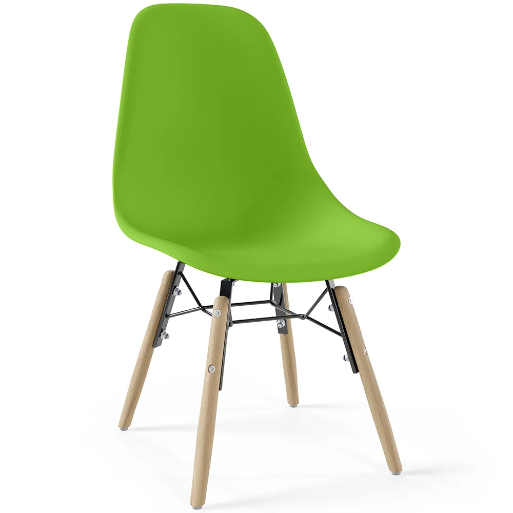Cadeira Infantil - Design Escandinavo - Pernas de Madeira - Skögur image 8
