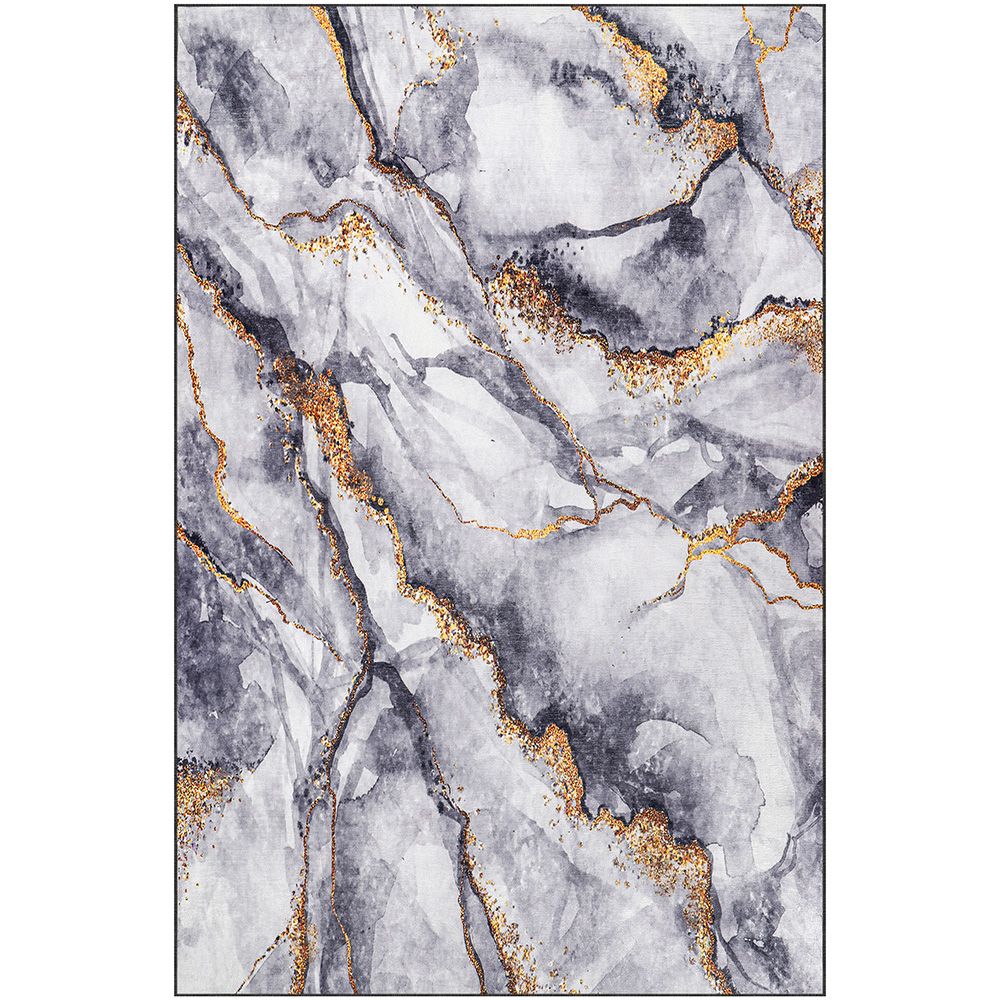 Tapete Grande de Design Moderno com Efeito Mármore - (290x200 cm) - Arezzo image 8