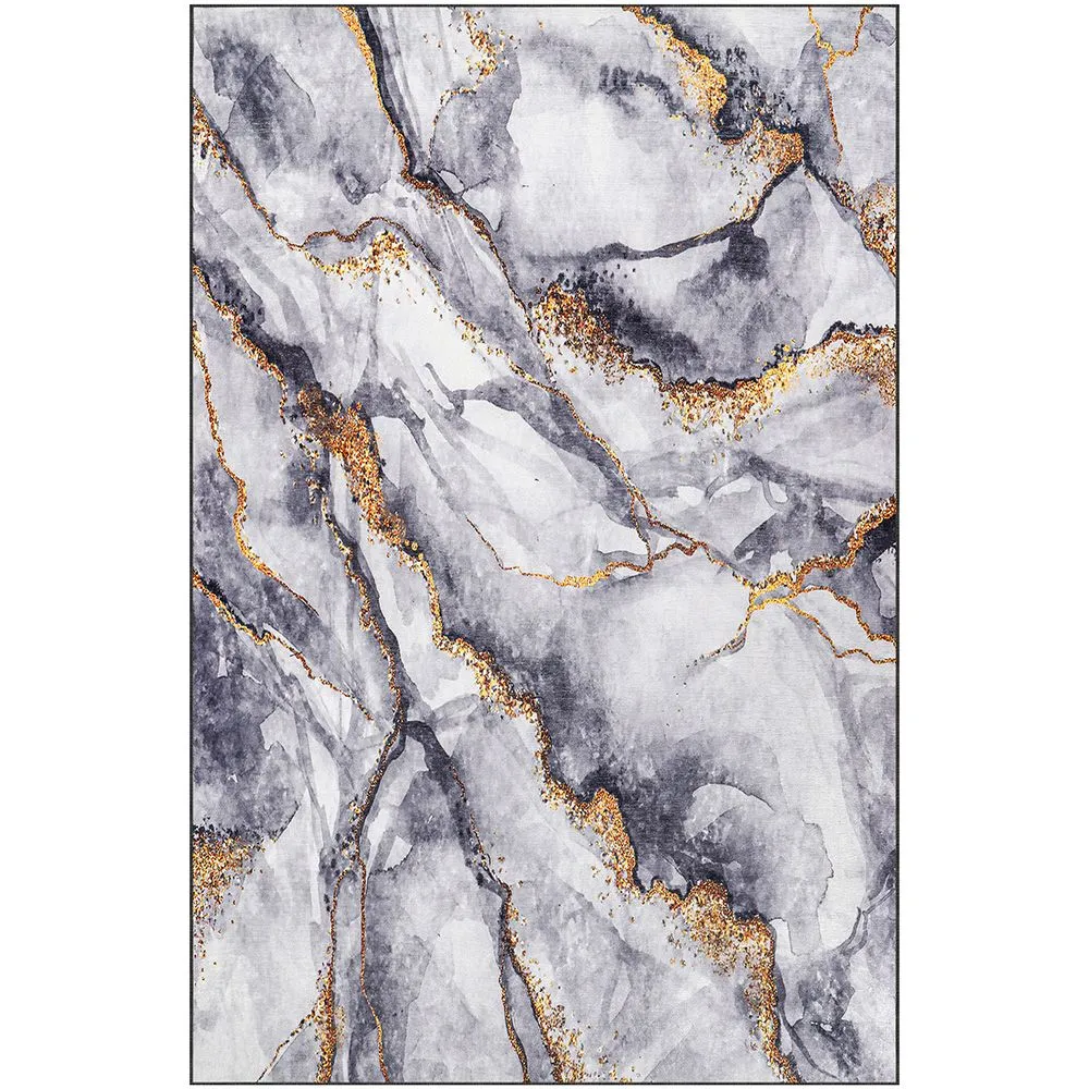 Tapete Grande de Design Moderno com Efeito Mármore - (290x200 cm) - Arezzo image 8
