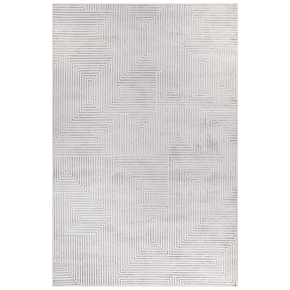 Tapete Grande com Design Contemporâneo e Moderno - Bege (290x200 cm) - Marcellum image 8