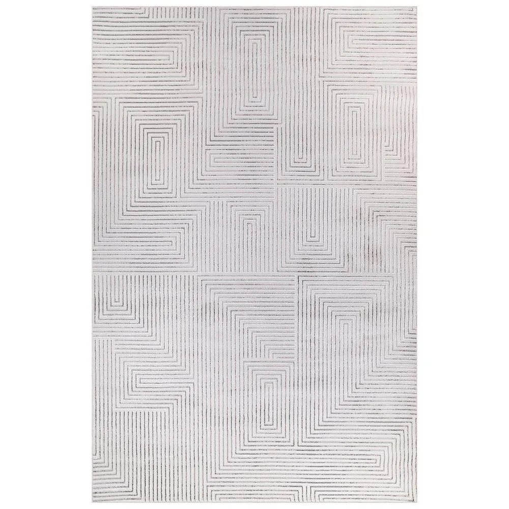 Tapete Grande com Design Contemporâneo e Moderno - Bege (290x200 cm) - Marcellum image 8