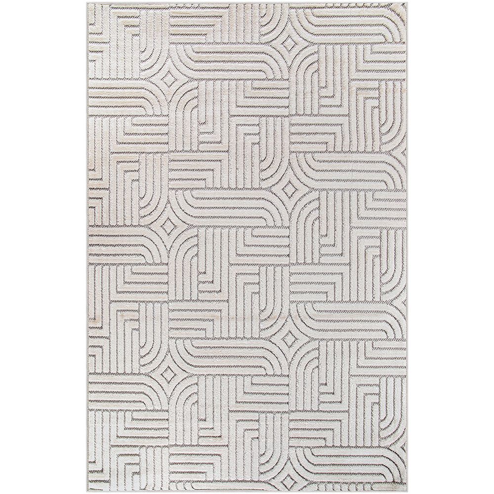 Tapete Grande com Design Contemporâneo e Moderno - Bege (290x200 cm) - Rosella image 8