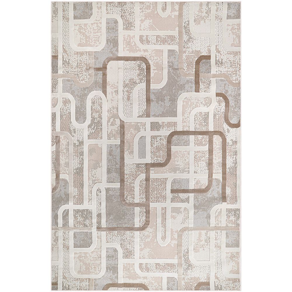 Tapete Grande com Design Contemporâneo e Moderno - Bege (290x200 cm) - Ornate image 8
