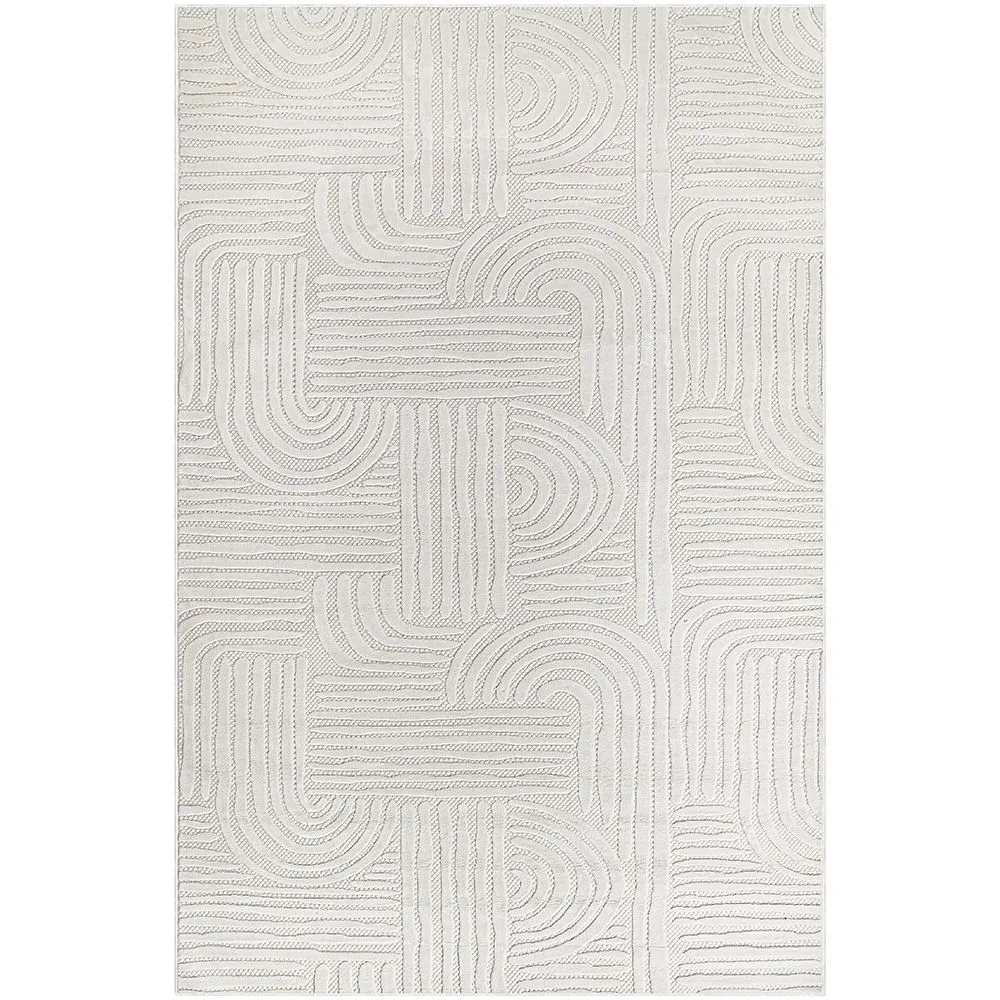 Tapete Grande com Design Contemporâneo e Moderno - Bege (290x200 cm) - Arcus image 8