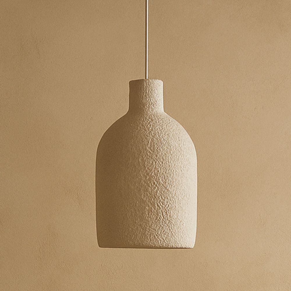 Lâmpada pendente - Design minimalista - Acabamento efeito pedra - Sinur II image 8