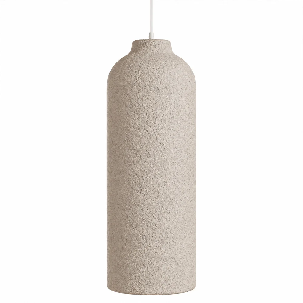 Lâmpada pendente - Design minimalista - Acabamento efeito pedra - Sinur III image 8