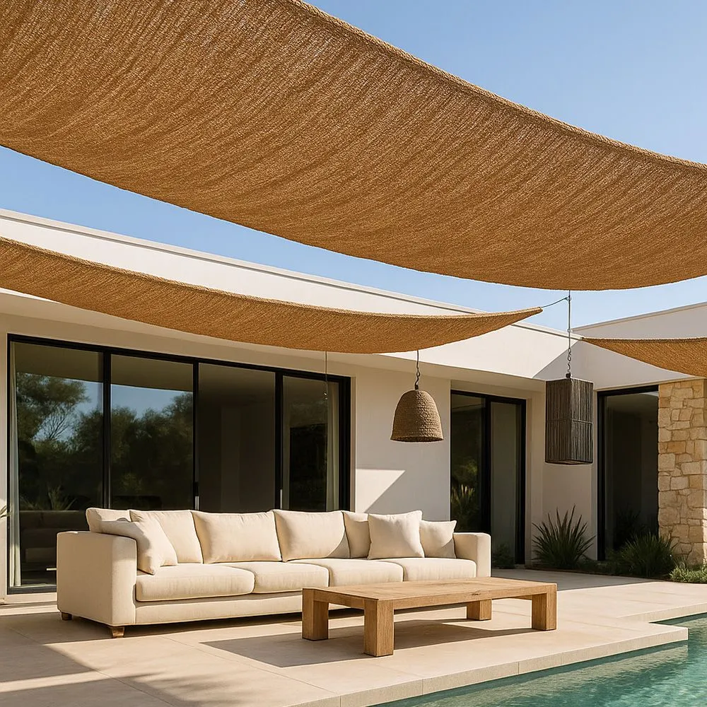 Toldo fibra de coco 20x1M - Vela de sombra 100% natural image 8