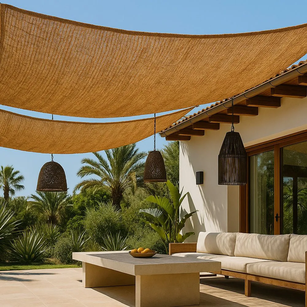 Toldo de fibra de coco 10x1M - Vela de sombra 100% natural image 8