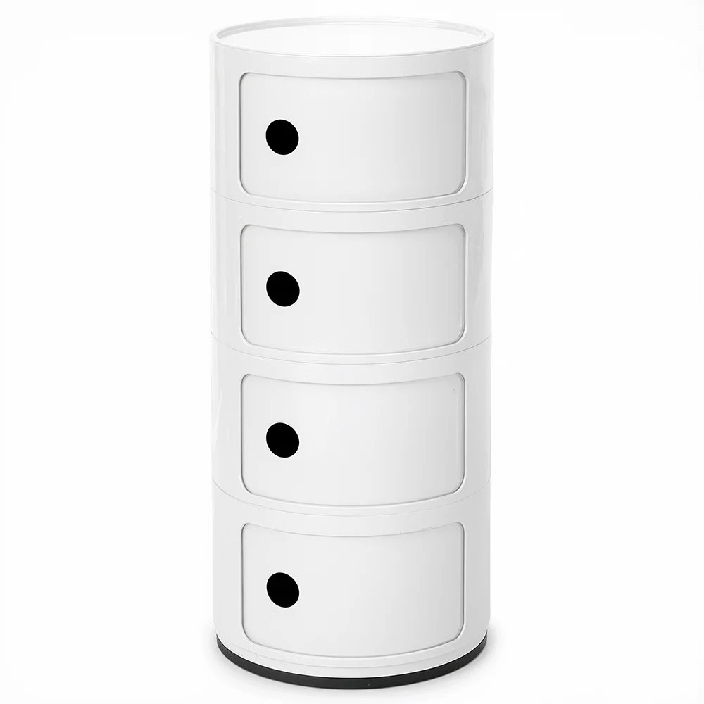 Baú de Armazenamento de Plástico - 4 Gavetas - Organizador Moderno Brilhante - New Caracas 4 image 8