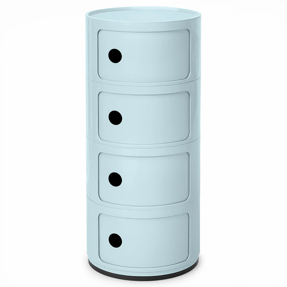 Baú de Armazenamento de Plástico - 4 Gavetas - Organizador Moderno Brilhante - New Caracas 4 image 8