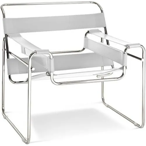 Cadeira Lounge - Couro e Metal - Ivan image 8