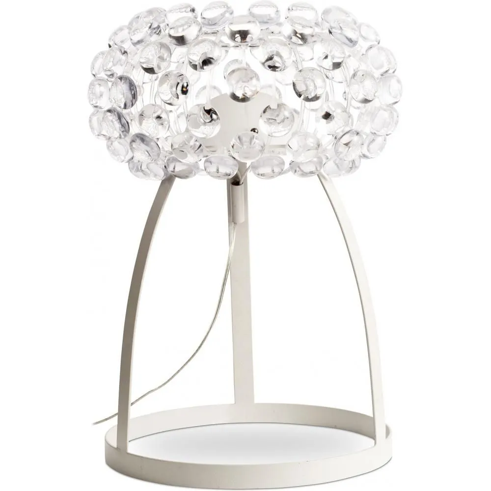 Lâmpada de Mesa - Lâmpada de Sala de Estar com Botões de Cristal - Pequena - Savoni image 8