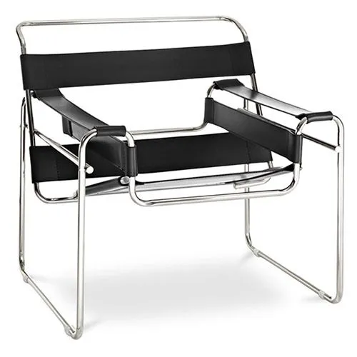 Cadeira Lounge - Couro e Metal - Ivan image 8