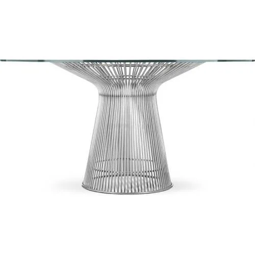 Mesa de jantar redonda - Vidro e metal - Barrel image 8