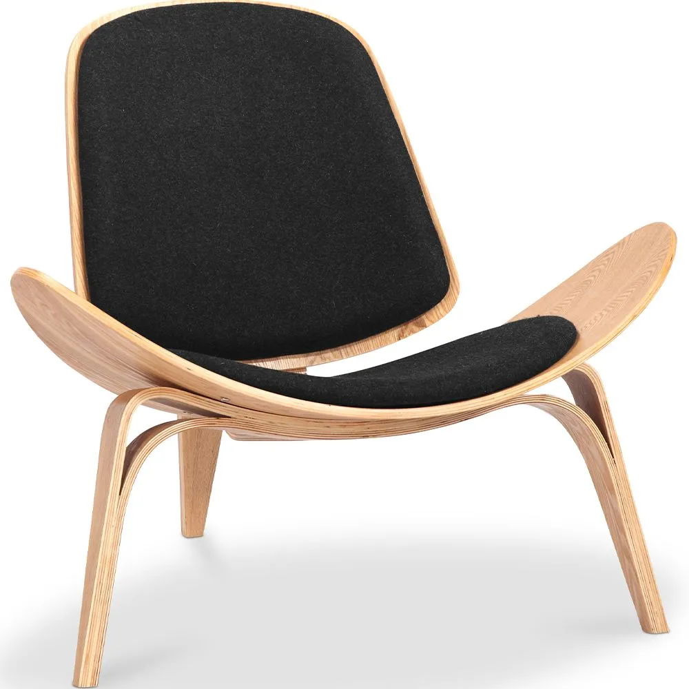 Poltrona de design - Poltrona escandinava - Estofamento em tecido - Lucy image 8