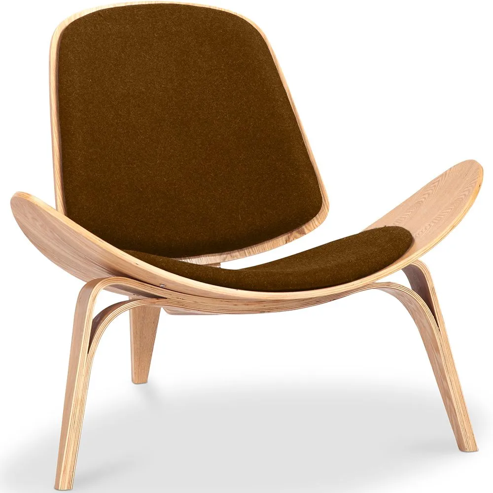 Poltrona de design - Poltrona escandinava - Estofamento em tecido - Lucy image 8