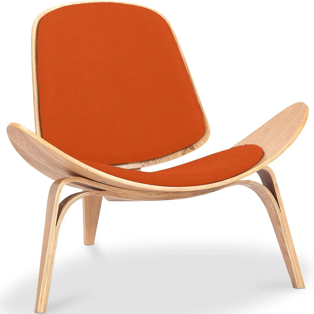 Poltrona de design - Poltrona escandinava - Estofamento em tecido - Lucy image 8