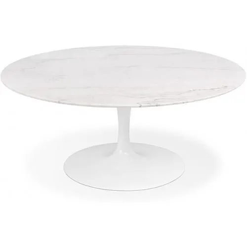 Mesa de jantar redonda de mármore - 90cm - Tuli image 8