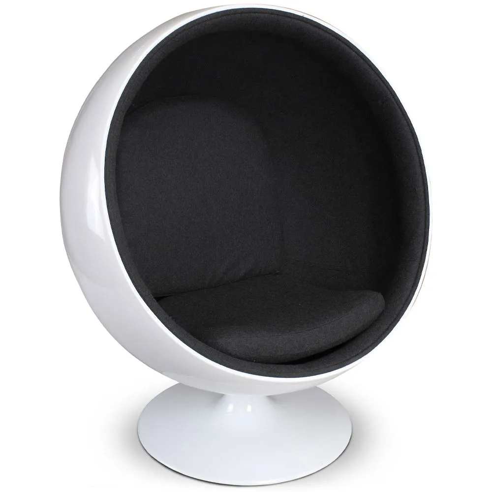 Poltrona de design bola - Estofada em tecido - Batton image 8