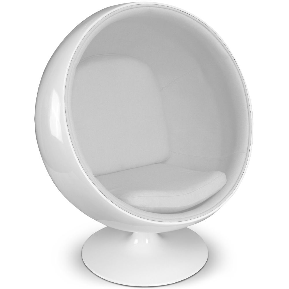 Poltrona de design bola - Estofada em tecido - Batton image 8