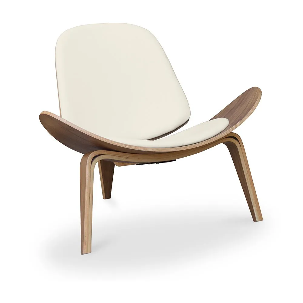 Poltrona de design - Poltrona escandinava - Estofamento em couro sintético - Lucy image 8