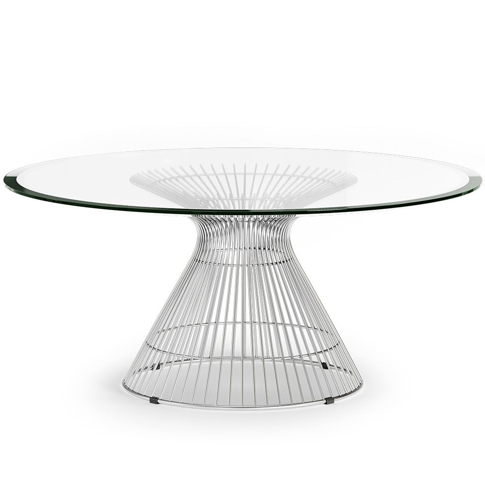 Mesa de Centro Redonda - Design de Vidro - Barrel image 8
