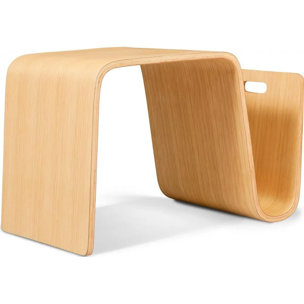 Mesa Lateral - Revisteiro de Design - Madeira - Audrey image 8
