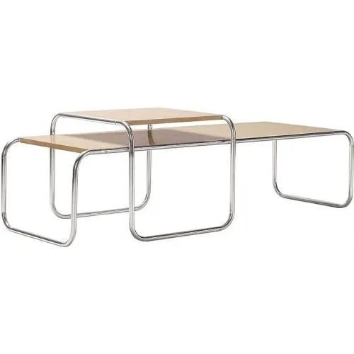 Conjunto de 2 mesas de centro - Madera y metal - Lacky image 8