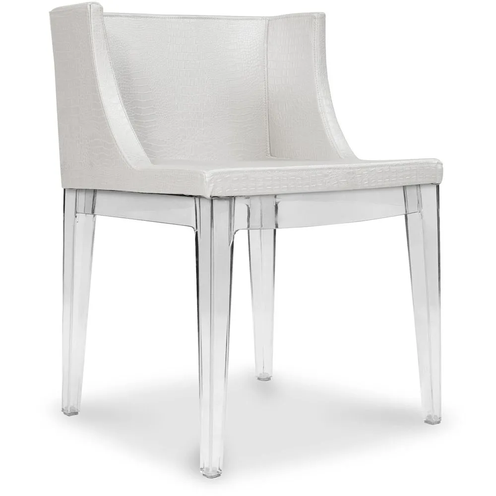 Cadeira de Jantar de Design - Pernas Transparentes - Mila image 8