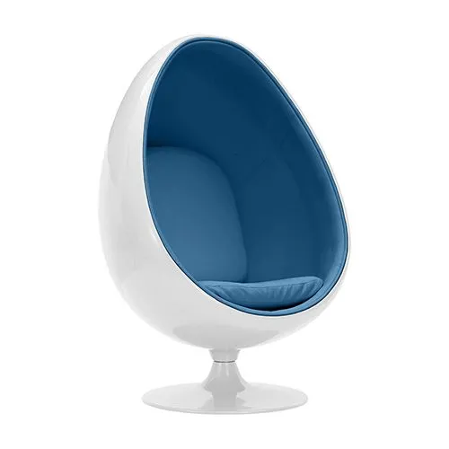 Poltrona de design em forma de ovo - Estofamento em couro sintético - Eny image 8