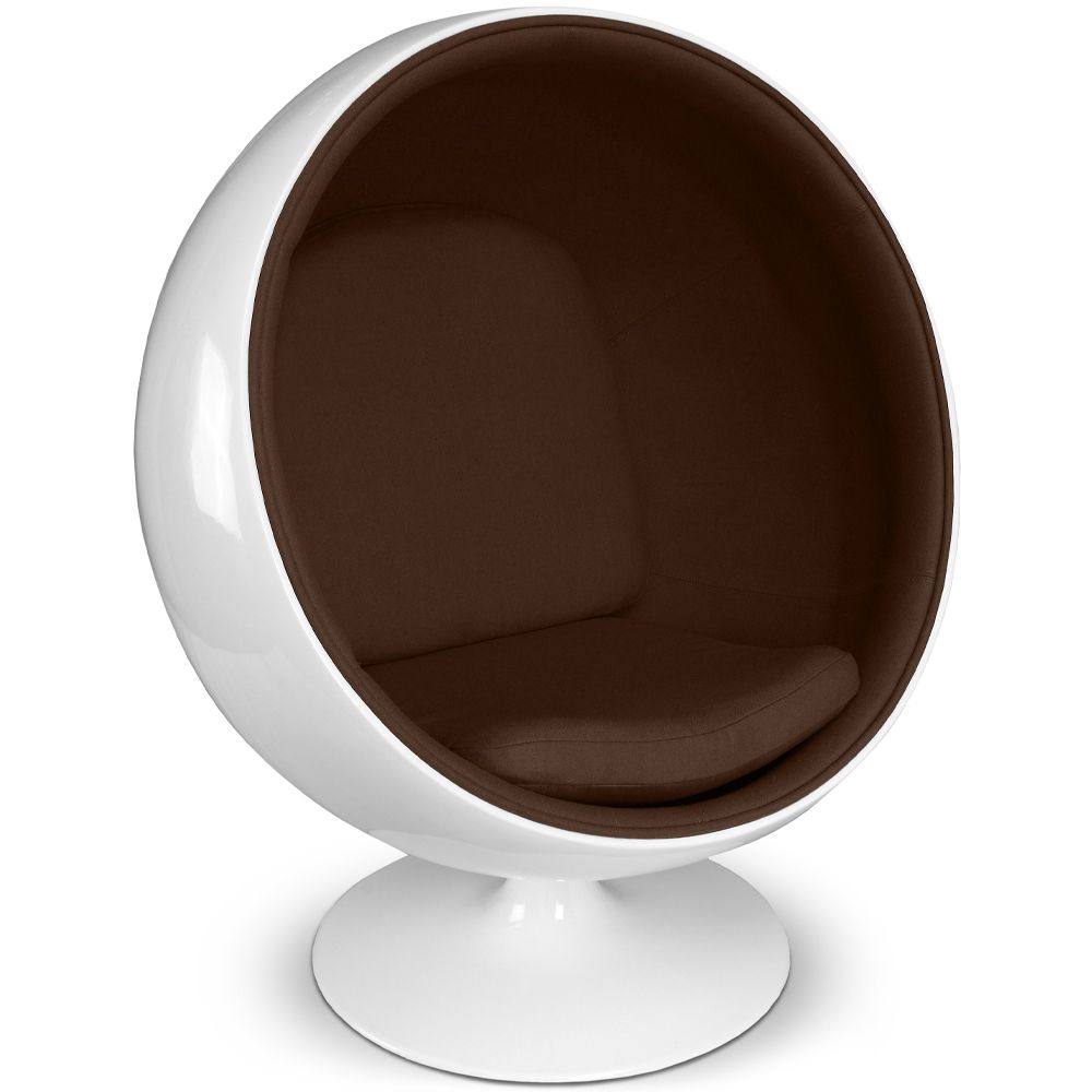 Poltrona de design bola - Estofada em tecido - Batton image 8