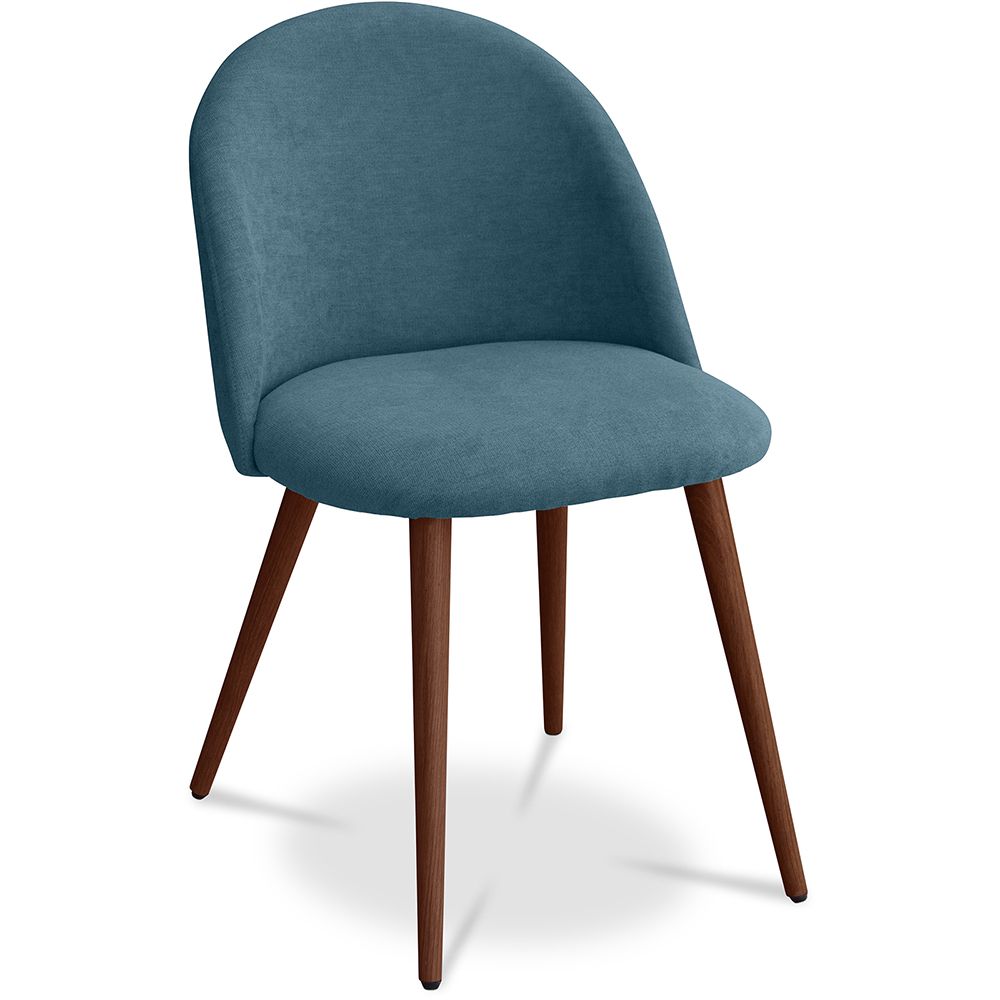 Cadeira de jantar - Estofada em tecido - Estilo escandinavo - Evelyne image 8