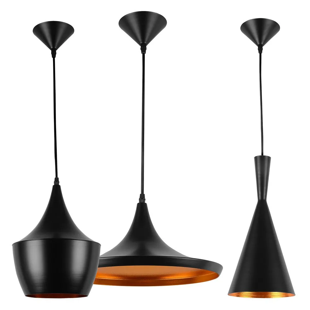 Conjunto com 3 Luminárias Pendentes de Teto - Design Industrial - Extensive image 8