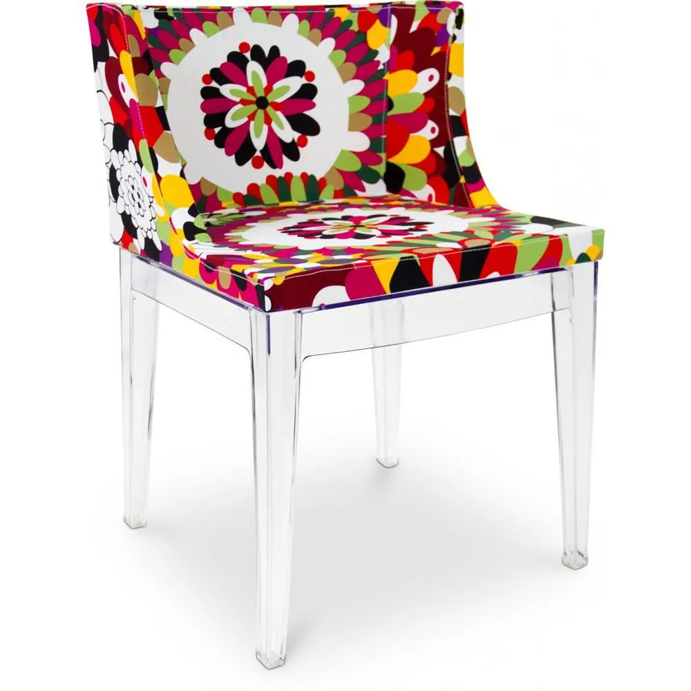 Cadeira de Jantar - Pernas Transparentes - Design com Padrões - Estilo Miss image 8