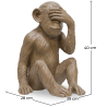  Figura Decorativa de Design - Macaco Cego - Sapiens image 7