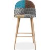 Banqueta Estofada em Patchwork - Estilo Escandinavo - Evelyne  image 7